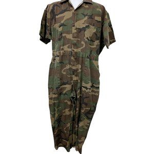 Vintage CAMMO Para Suit Men's 48 R Coveralls Jumpsuit mechanic sharp